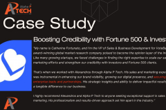 Boosting Credibility with Fortune 500 & Investors